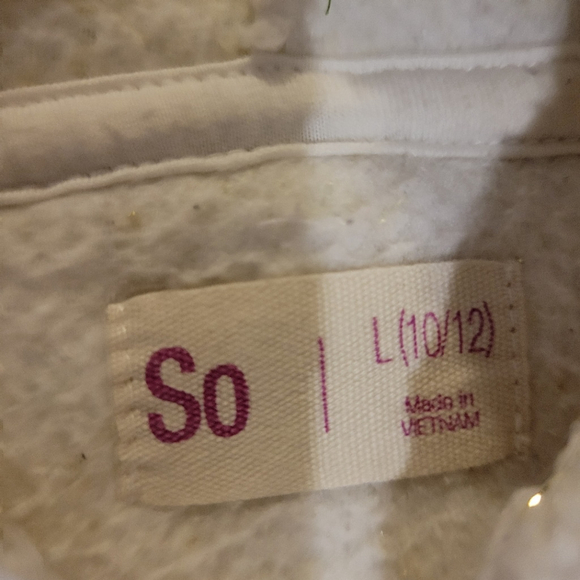 SO Faux Fur Hoodie Girls' Size Large 10-12 - Picture 4 of 6